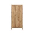 Hampstead Wardrobe - 2 Door - Rustic Oak 