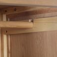 Hayley Sliding Wardrobe - 2 Door - 2 Drawer - Oak