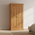 Henbury Pine 2 Door Plain Wardrobe