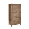 Heritage Double Wardrobe - 2 Door - 2 Drawer - Reclaimed Pine