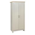 Highgate Wardrobe - 2 Door - Cream Painted