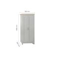 Highgate Wardrobe - 2 Door - Grey Painted
