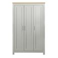 Highgate Wardrobe - 3 Door - Grey Painted