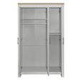 Highgate Wardrobe - 3 Door - Grey Painted