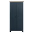 Highgate Wardrobe - 2 Door - Navy Blue Painted