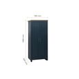 Highgate Wardrobe - 2 Door - Navy Blue Painted