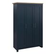 Highgate Wardrobe - 3 Door - Navy Blue Painted
