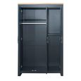 Highgate Wardrobe - 3 Door - Navy Blue Painted