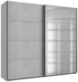 IN STOCK Ernie Concrete Grey 2 Door Sliding Wardrobe