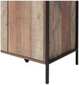 Industrial Rustic Oak Effect 2 Door Wardrobe