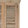 Jaylene Wardrobe - Mango Wood - Louvered - 4 Door