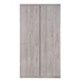 Jupiter Grey Oak Wardrobe - 2 Door
