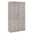 Jupiter Grey Oak Wardrobe - 2 Door