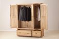 Kent Oak 3 Door 2 Drawer Wardrobe