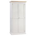 Cotswold Wardrobe - 2 Door - Oak and Painted