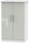 Knightsbridge Cashmere Gloss and White Midi Wardrobe
