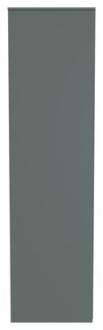 Linear Green 2 Door Plain Tall Wardrobe