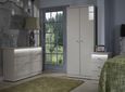 Lumiere Cashmere 2 Door Plain Wardrobe