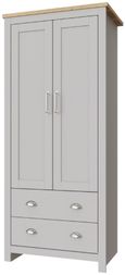 Lyman 2 Door 2 Drawer Wardrobe - Variant Available