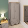 Lyman 2 Door 2 Drawer Wardrobe - Variant Available