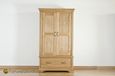 Lyon Oak 2 Door 1 Drawer Wardrobe