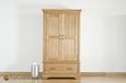 Lyon Oak 2 Door 1 Drawer Wardrobe
