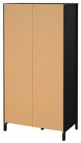 Madrid Black 2 Door Combi Wardrobe