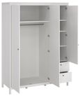 Madrid White 2 Door Combi Wardrobe