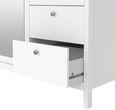 Madrid White 2 Door Combi Wardrobe