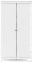 Madrid White 2 Door Wardrobe