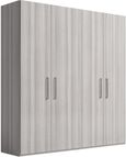 Mia Wardrobe - 4 Door - Grey