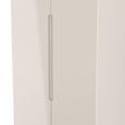 Milan Cashmere Gloss 2 Door Plain Tall Wardrobe