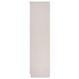 Milan Cashmere Gloss 3 Door Tall Combi Wardrobe - 1 Mirror and LHF 2 Drawers