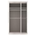Milan Cashmere Gloss 3 Door Tall Triple Wardrobe - 1 Mirror