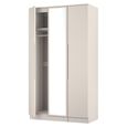 Milan Cashmere Gloss 3 Door Tall Triple Wardrobe - 1 Mirror