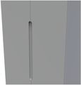 Milan Grey 2 Door 2 Drawer Double Wardrobe