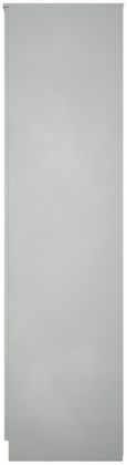 Milan Grey 3 Door Tall Triple Wardrobe - 1 Mirror