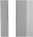 Milan Grey 3 Door Tall Triple Wardrobe - 1 Mirror