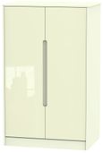 Monaco Cream Gloss Midi Wardrobe