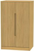 Monaco Modern Oak Midi Wardrobe