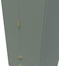 Nashville Green 2 Door 2 Drawer Tall Wardrobe