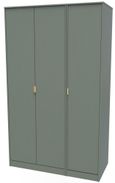 Nashville Green 3 Door Tall Triple Wardrobe
