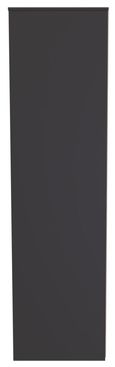 New York Graphite 3 Door Tall Triple Wardrobe