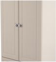 Norfolk Cashmere and Oak Effect 2 Door 2 Drawer Double Wardrobe