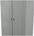Norfolk Grey and Oak Effect 2 Door Plain Wardrobe