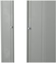 Norfolk Grey and Oak Effect 3 Door Triple Wardrobe - 1 Mirror