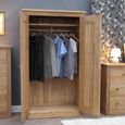 Torino Wardrobe - 2 Door - Oak