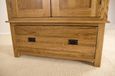 Originals Rustic Oak 2 Door 1 Drawer Wardrobe