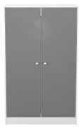 Padstow Grey and White Midi Wardrobe
