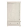 Paisley Cream Painted 2 Door Gents Wardrobe